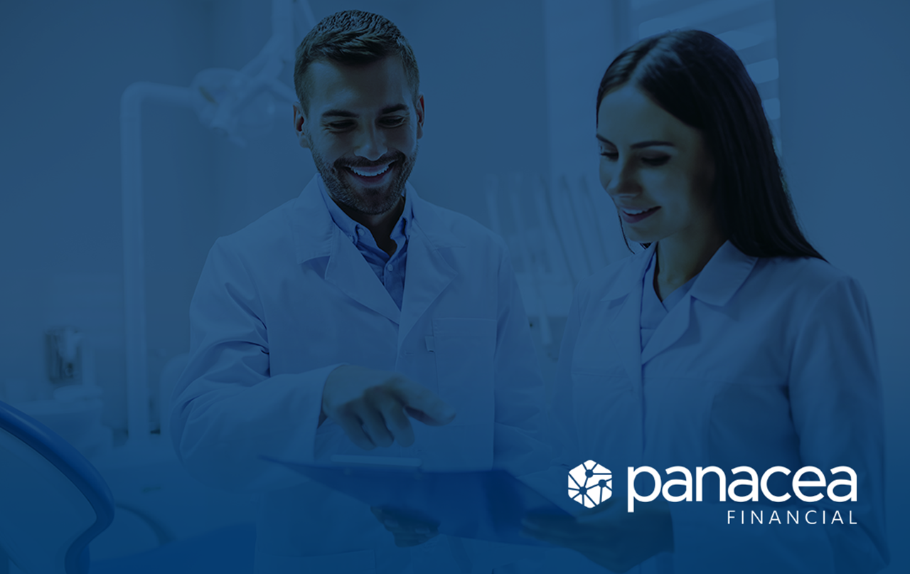 Panacea Financial image with 2 people smiling